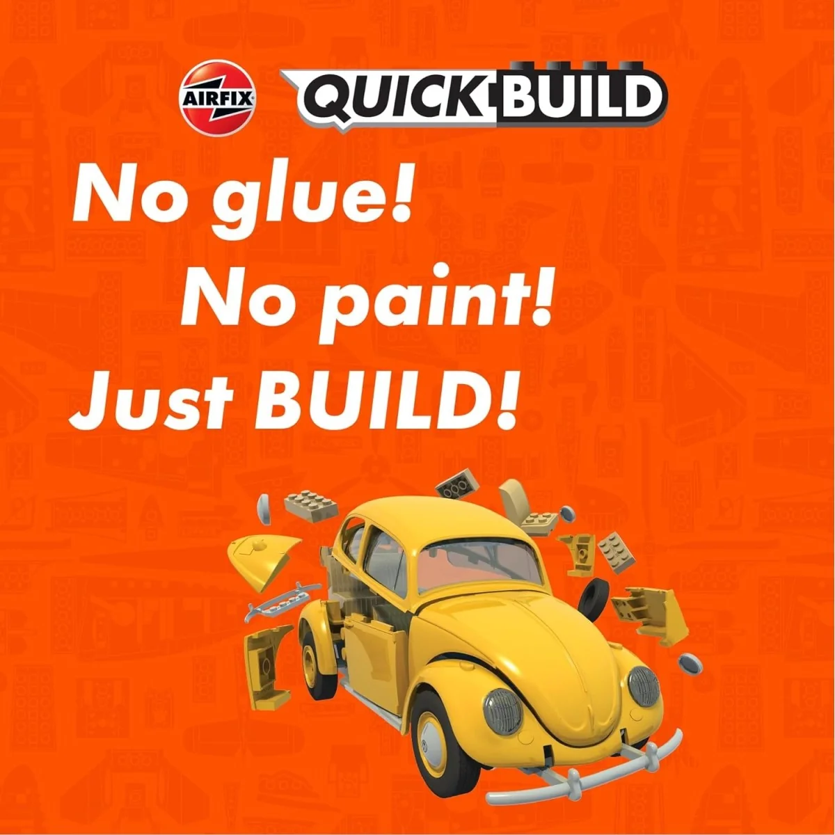 Volkswagen Beetle Beetle Yellow - Quick Build Airfix Airfix J6023 - 4