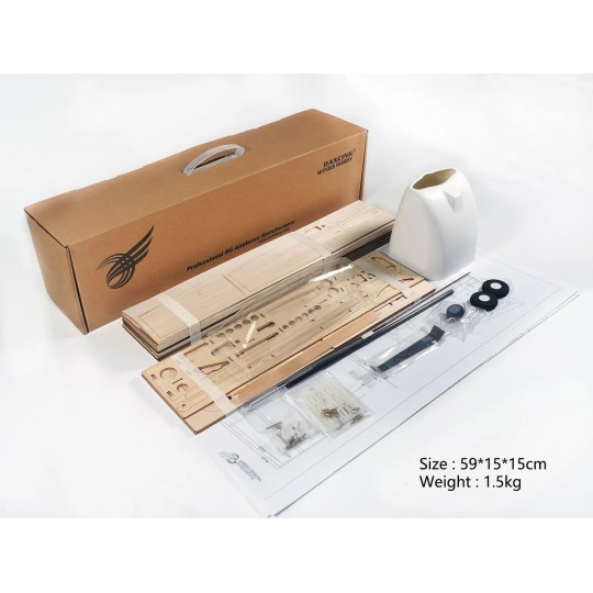 X0101-Kit Extra 330 1000 mm X01 en balsa DW Hobby - X0101