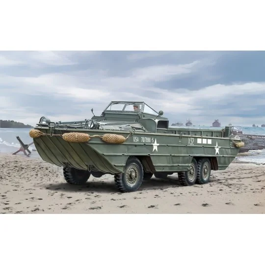 Véhicule DUKW 2 1/2 ton GMC amphibie 1/72 Italeri Italeri I7022 - 1 I7022-Véhicule DUKW 2 1/2 ton GMC amphibie 1/72 Italeri - I7022
