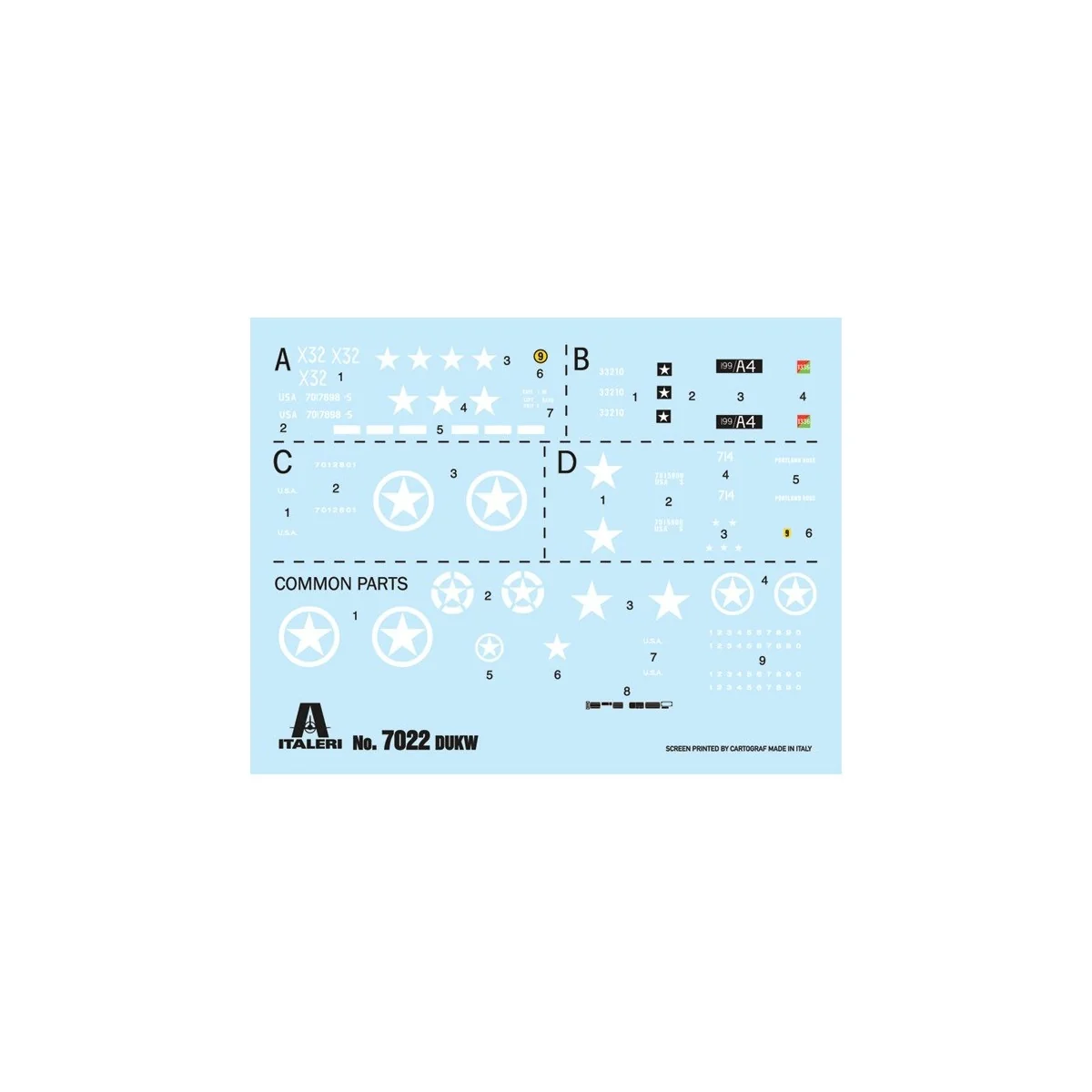 DUKW 2 1/2 ton GMC amphibious 1/72 Italeri vehicle Italeri I7022 - 3