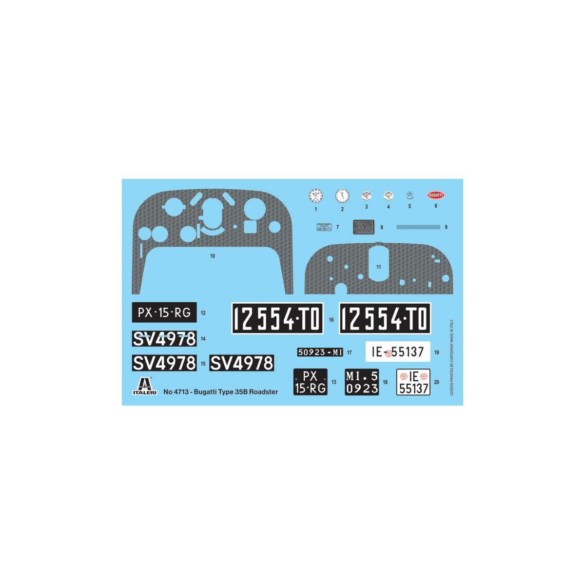 Bugatti 35B Roadster 1/12 Italeri Italeri I4713 - 2