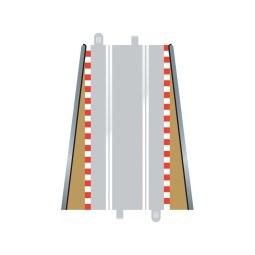 End of Straight Curbs 350mm (x2) 1/32 Scalextric Circuit Scalextric C8233 - 1