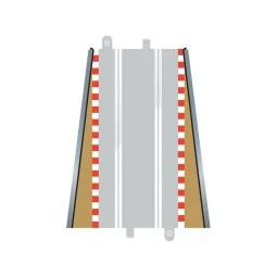 End of Straight Curbs 350mm (x2) 1/32 Scalextric Circuit Scalextric C8233 - 1