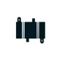 C8200-Quarter Straight 87mm (x2) 1/32 Scalextric Circuit - C8200