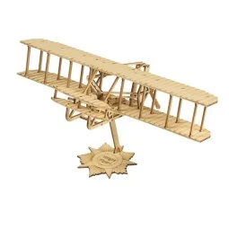 Mini Wright Flyer-I 1/62 Wood Laser Cutter, DW Hobby Static Model DW Hobby - Dancing Wings Hobby VC09 - 1