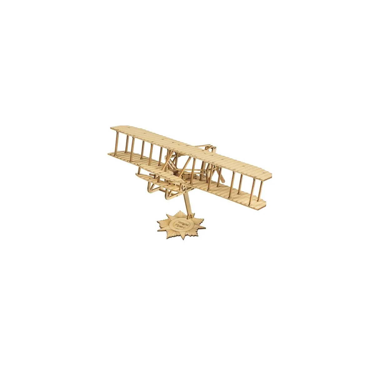 Mini Wright Flyer-I 1/62 découpe laser bois, modèle statique DW Hobby DW Hobby - Dancing Wings Hobby VC09 - 1 Mini Wright Flyer-I 1/62 découpe laser bois, modèle statique DW Hobby DW Hobby - Dancing Wings Hobby VC09 - 1