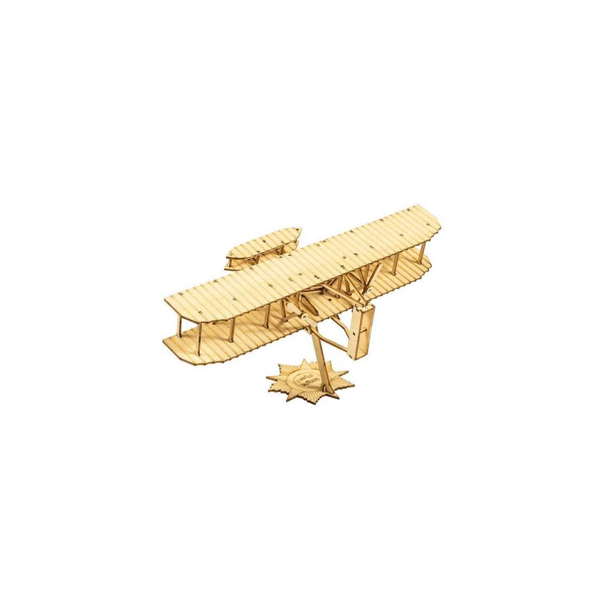 Mini Wright Flyer-I 1/62 Wood Laser Cutter, DW Hobby Static Model DW Hobby - Dancing Wings Hobby VC09 - 3