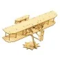 VC09-Mini Wright Flyer-I 1/62 Wood Laser Cutter, DW Hobby Static Model - VC09