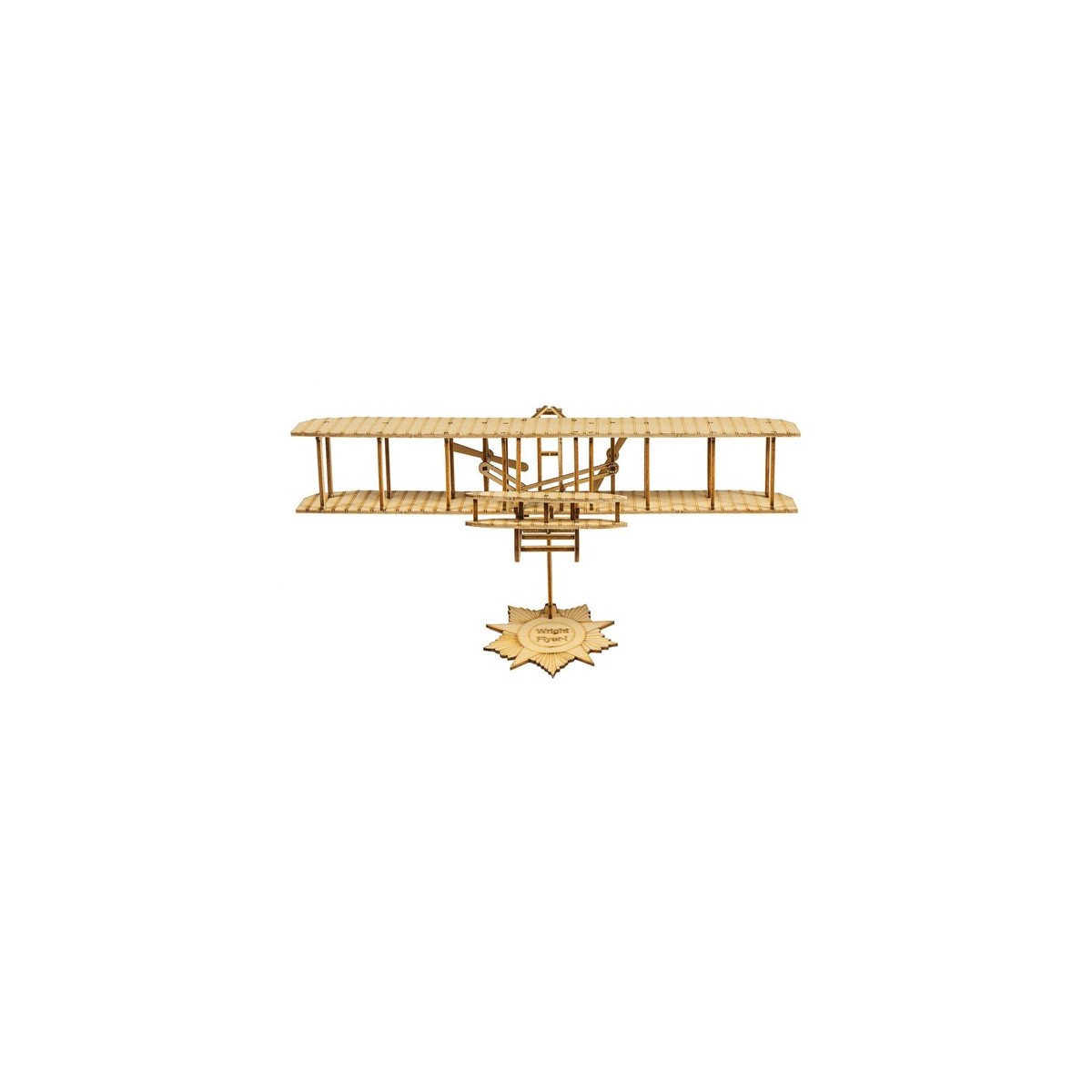 Mini Wright Flyer-I 1/62 Wood Laser Cutter, DW Hobby Static Model DW Hobby - Dancing Wings Hobby VC09 - 4