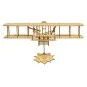 VC09-Mini Wright Flyer-I 1/62 Wood Laser Cutter, DW Hobby Static Model - VC09