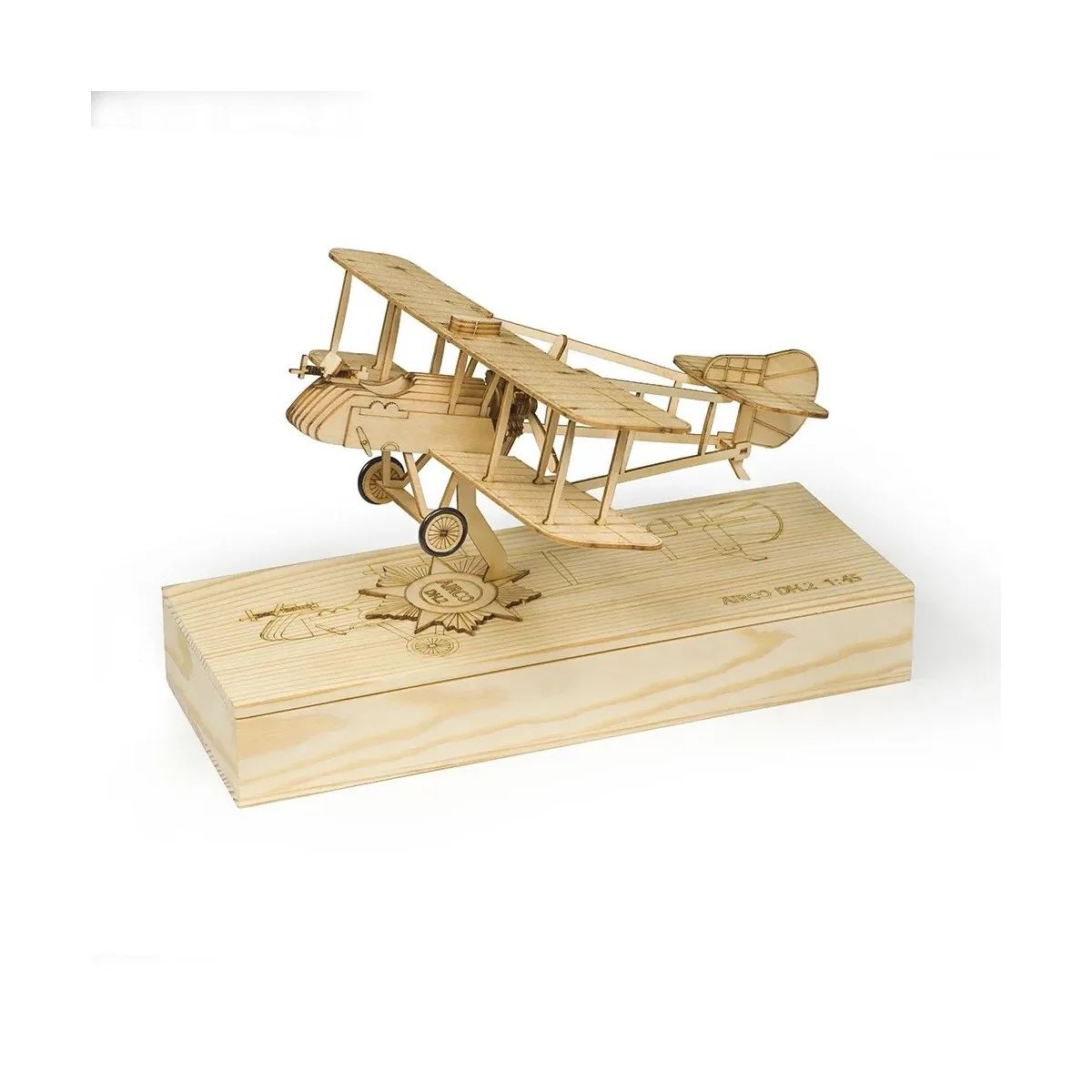 Mini Airco DH.2 1/45 Wood Laser Cutter, Static Model DW Hobby DW Hobby - Dancing Wings Hobby VC07 - 1 Mini Airco DH.2 1/45 Wood Laser Cutter, Static Model DW Hobby DW Hobby - Dancing Wings Hobby VC07 - 1