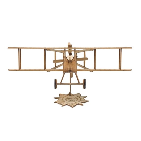 VC07-Mini Airco DH.2 1/45 découpe laser bois, modèle statique DW Hobby