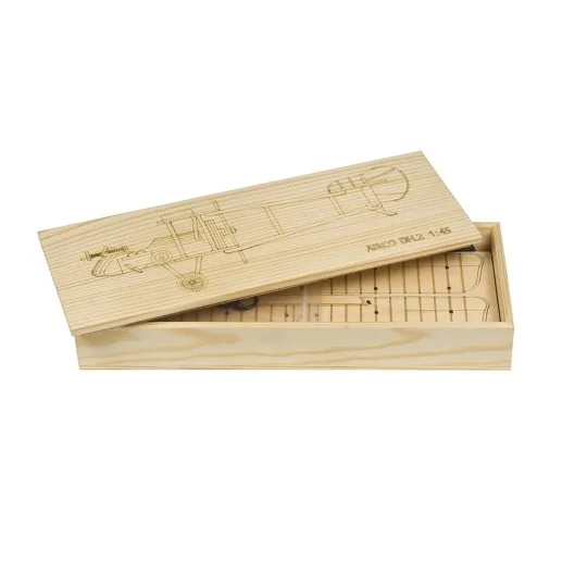 VC07-Mini Airco DH.2 1/45 Wood Laser Cutter, Static Model DW Hobby