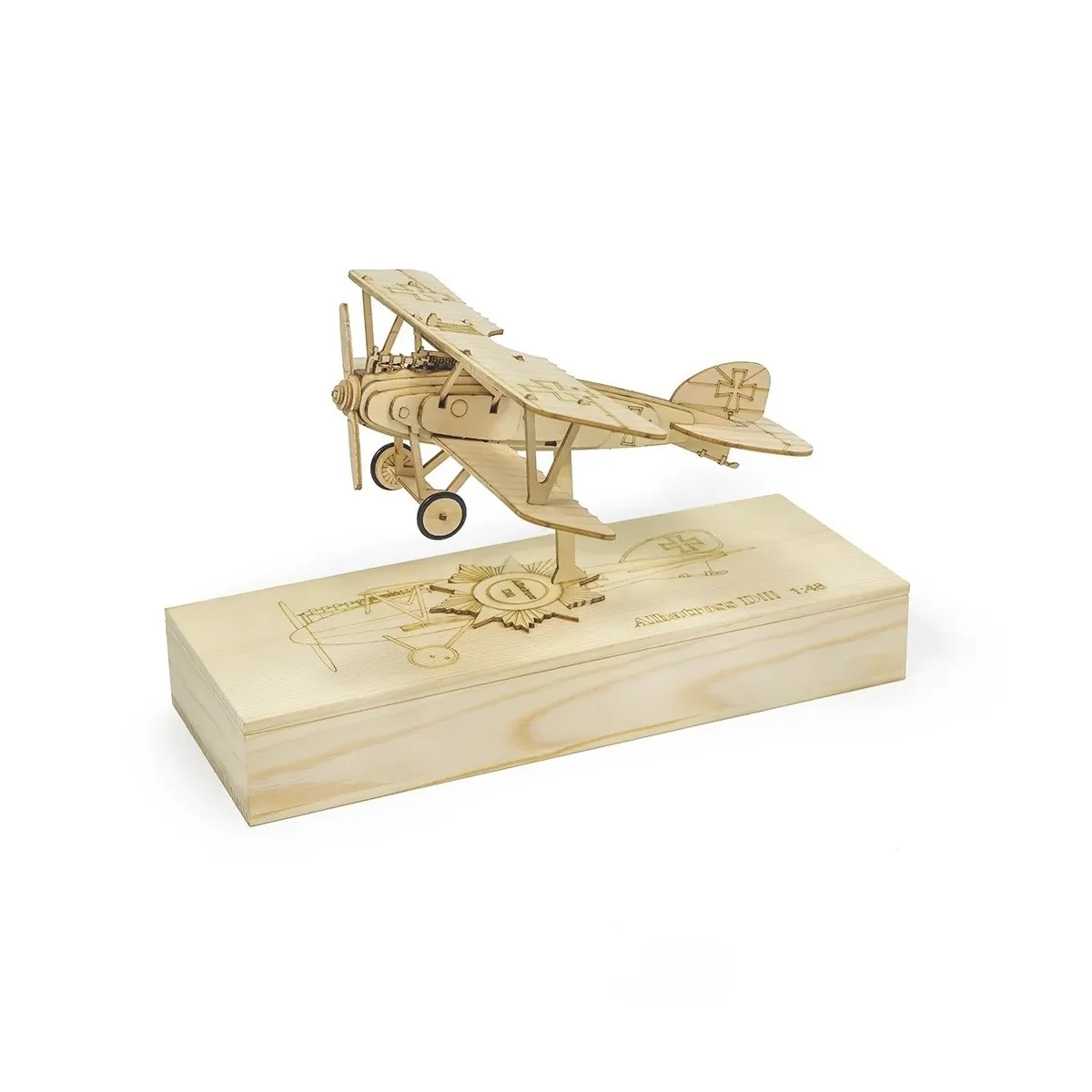 Mini Albatros 1/48 découpe laser bois, modèle statique DW Hobby DW Hobby - Dancing Wings Hobby VC03 - 1 Mini Albatros 1/48 découpe laser bois, modèle statique DW Hobby DW Hobby - Dancing Wings Hobby VC03 - 1