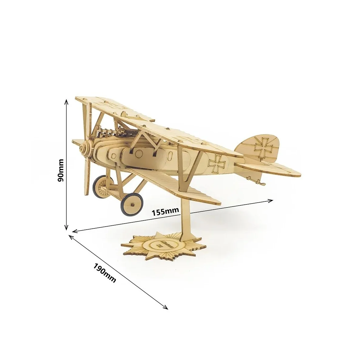 Mini Albatros 1/48 Wood Laser Cut, Static Model DW Hobby DW Hobby - Dancing Wings Hobby VC03 - 2