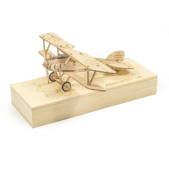 VC03-Mini Albatros 1/48 Wood Laser Cut, Static Model DW Hobby