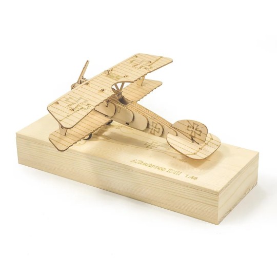 VC03-Mini Albatros 1/48 Wood Laser Cut, Static Model DW Hobby