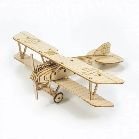 VC03-Mini Albatros 1/48 Wood Laser Cut, Static Model DW Hobby - VC03
