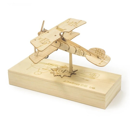 Mini Albatros 1/48 Wood Laser Cut, Static Model DW Hobby DW Hobby - Dancing Wings Hobby VC03 - 8 VC03-Mini Albatros 1/48 Wood Laser Cut, Static Model DW Hobby - VC03