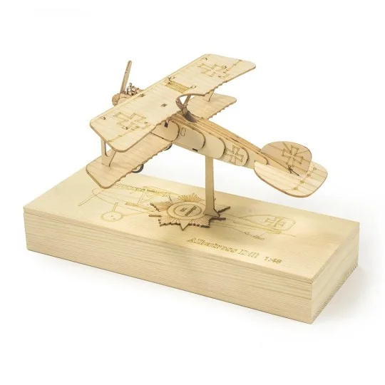 VC03-Mini Albatros 1/48 Wood Laser Cut, Static Model DW Hobby - VC03