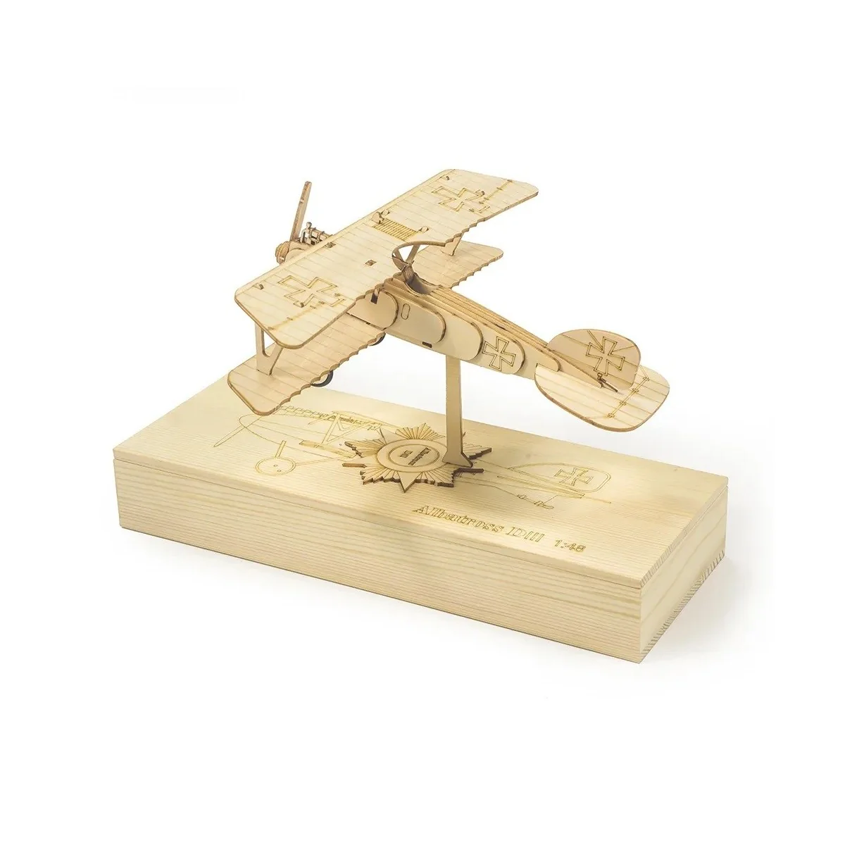 Mini Albatros 1/48 découpe laser bois, modèle statique DW Hobby DW Hobby - Dancing Wings Hobby VC03 - 8 Mini Albatros 1/48 découpe laser bois, modèle statique DW Hobby DW Hobby - Dancing Wings Hobby VC03 - 8