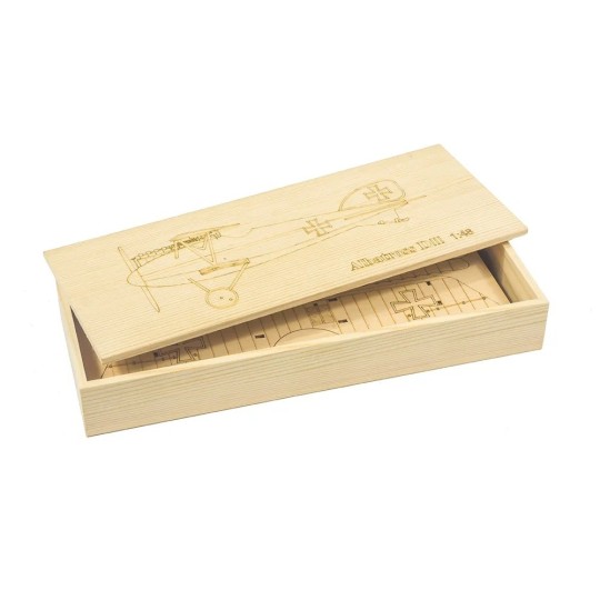 Mini Albatros 1/48 Wood Laser Cut, Static Model DW Hobby DW Hobby - Dancing Wings Hobby VC03 - 9 VC03-Mini Albatros 1/48 Wood Laser Cut, Static Model DW Hobby - VC03