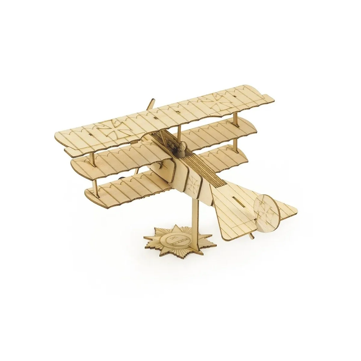 Mini Fokker Dr1 1/38 Wood Laser Cutter, DW Hobby Static Model DW Hobby - Dancing Wings Hobby VC05 - 4 Mini Fokker Dr1 1/38 Wood Laser Cutter, DW Hobby Static Model DW Hobby - Dancing Wings Hobby VC05 - 4
