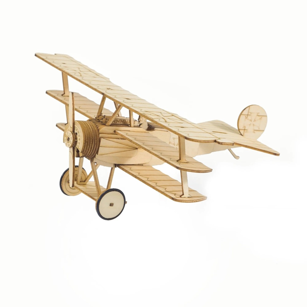 Mini Fokker Dr1 1/38 découpe laser bois, modèle statique DW Hobby DW Hobby - Dancing Wings Hobby VC05 - 5