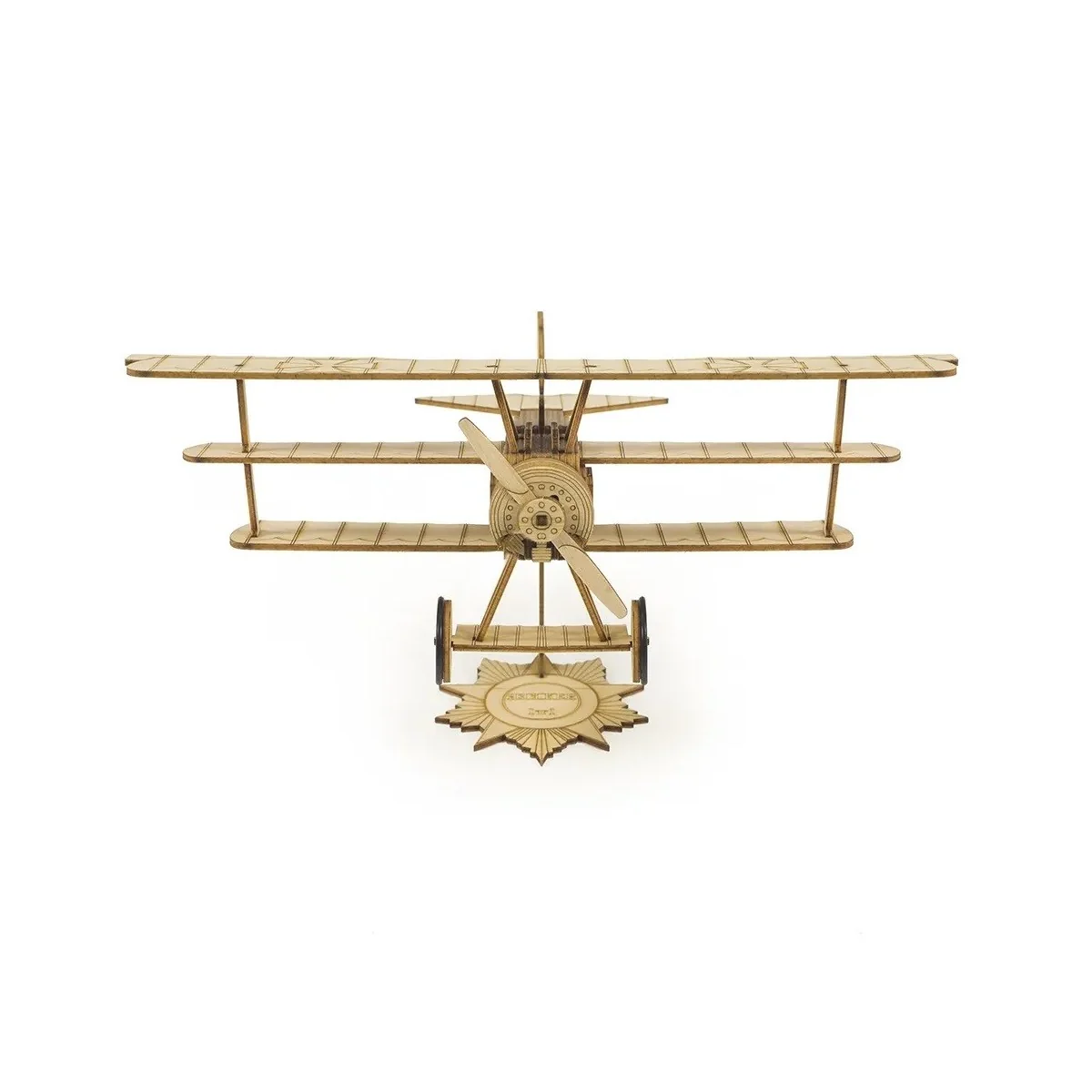 Mini Fokker Dr1 1/38 découpe laser bois, modèle statique DW Hobby DW Hobby - Dancing Wings Hobby VC05 - 5 Mini Fokker Dr1 1/38 découpe laser bois, modèle statique DW Hobby DW Hobby - Dancing Wings Hobby VC05 - 5