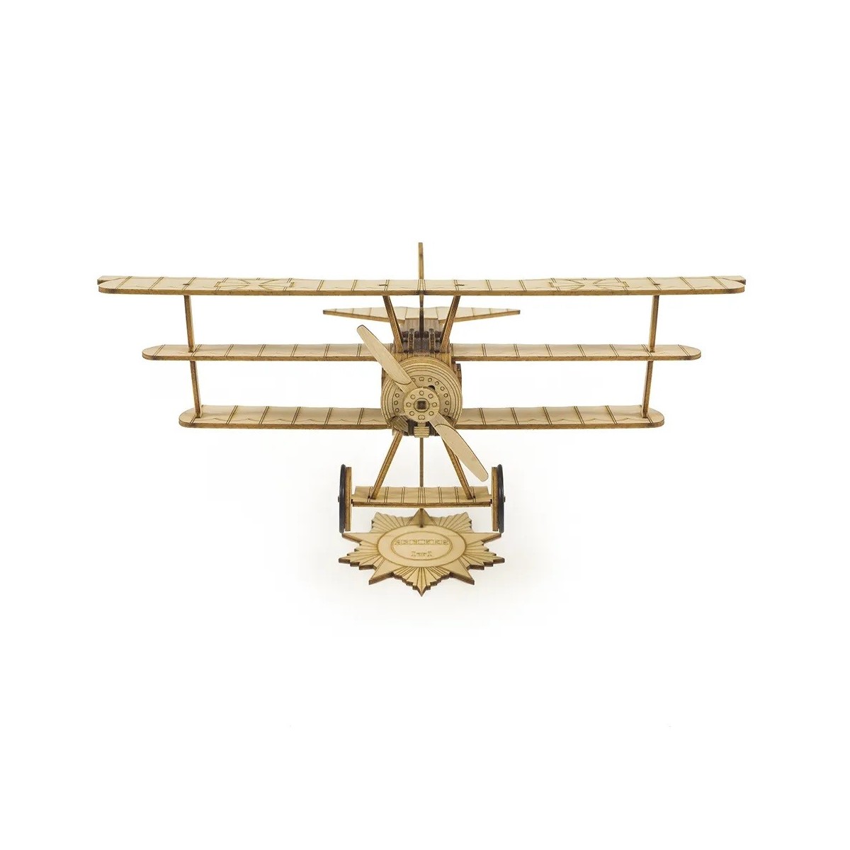 Mini Fokker Dr1 1/38 Wood Laser Cutter, DW Hobby Static Model DW Hobby - Dancing Wings Hobby VC05 - 5