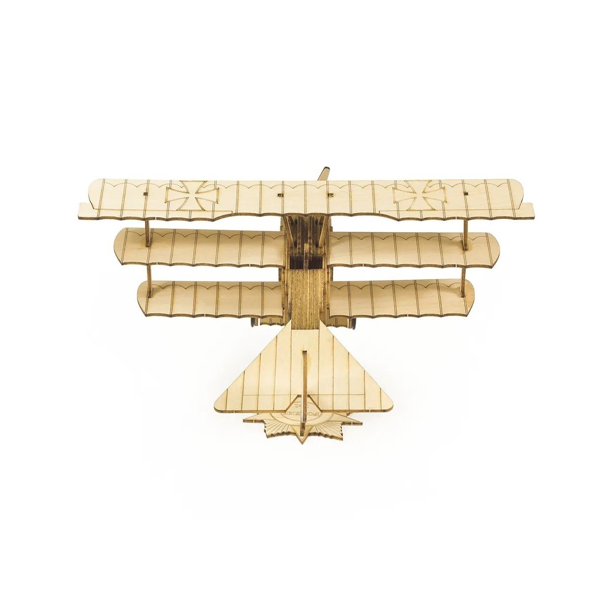 Mini Fokker Dr1 1/38 Wood Laser Cutter, DW Hobby Static Model DW Hobby - Dancing Wings Hobby VC05 - 6