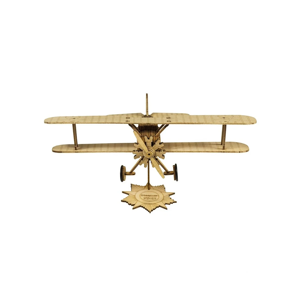 Mini Stearman PT-17 1/52 découpe laser bois, modèle statique DW Hobby DW Hobby - Dancing Wings Hobby VC11 - 1 Mini Stearman PT-17 1/52 découpe laser bois, modèle statique DW Hobby DW Hobby - Dancing Wings Hobby VC11 - 1