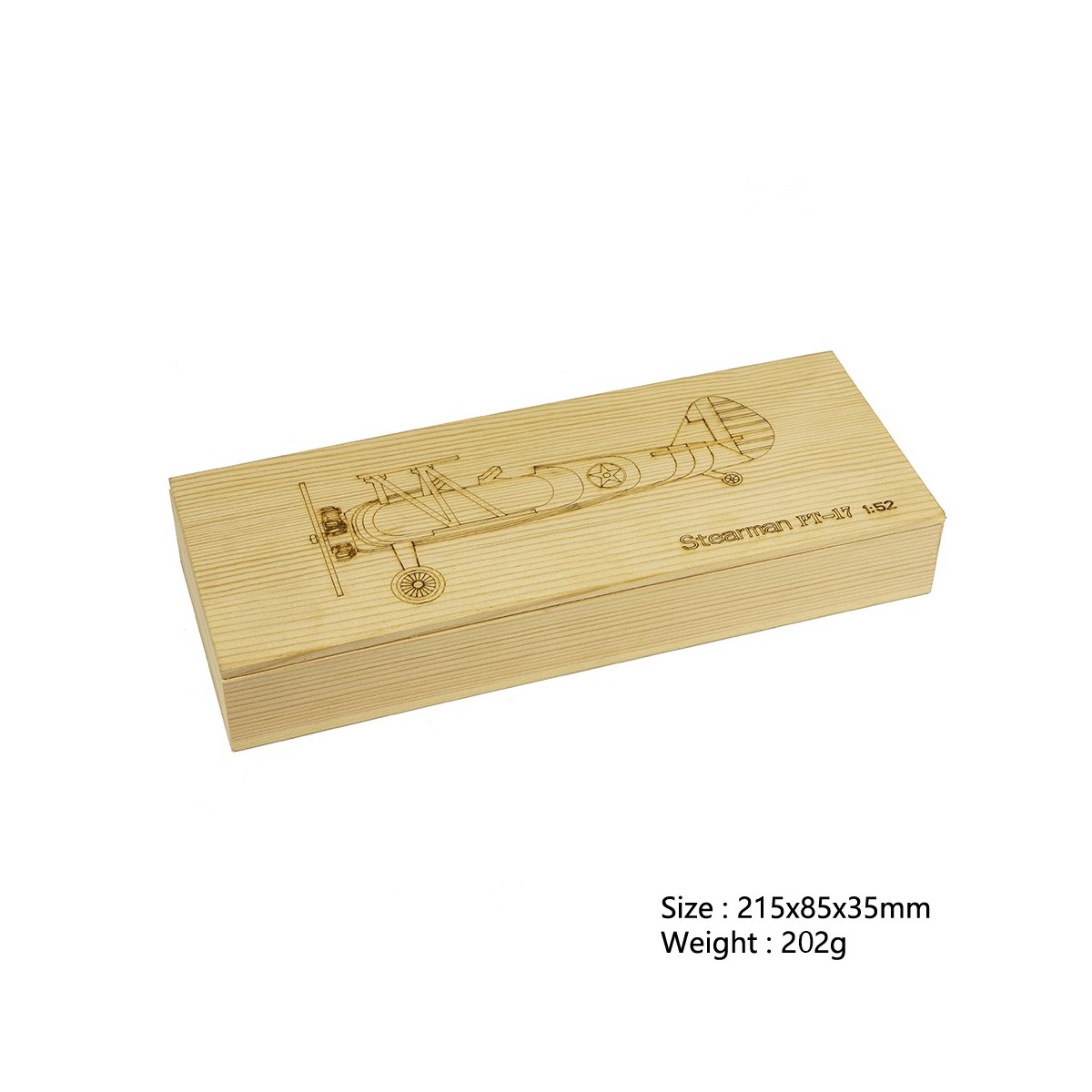 Mini Stearman PT-17 1/52 découpe laser bois, modèle statique DW Hobby DW Hobby - Dancing Wings Hobby VC11 - 5