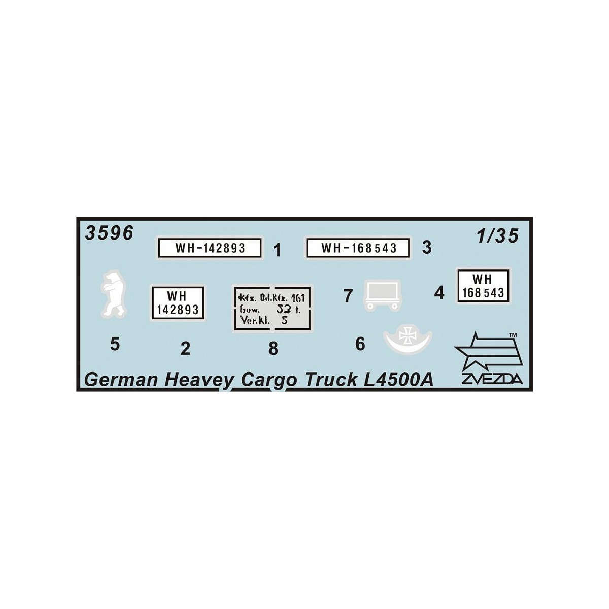 Camion Allemand L4500 A 1/35 Zvezda Zvezda Z3596 - 2