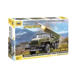 BM-21 GRAD 1/72 Zvezda Rocket Launcher Truck Zvezda Z5051 - 1