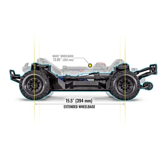 TRX-102076-4-MAXX Slash 6S Brushless TQi TSM RTR 102076-4 Traxxas