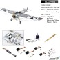 SCG2404-Fokker-E 1.58m 1/6 S24 Kit ARF PNP balsa DW Hobby - SCG2404
