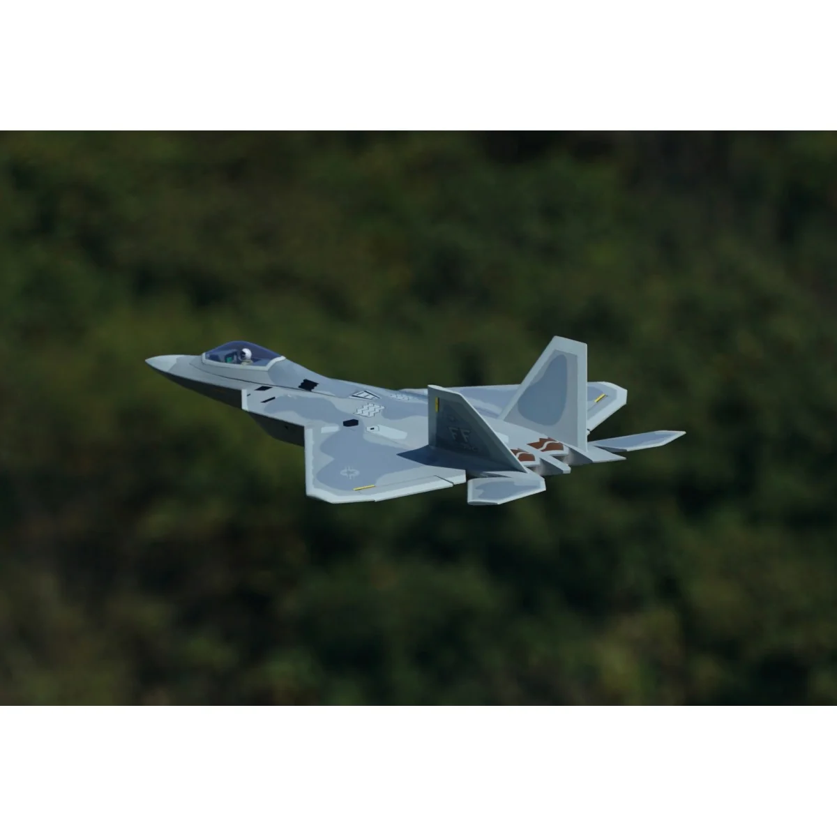 Jet EDF F-22 Raptor Twin Turbine 40mm Approx. 702mm PNP XFly XF117P - 7