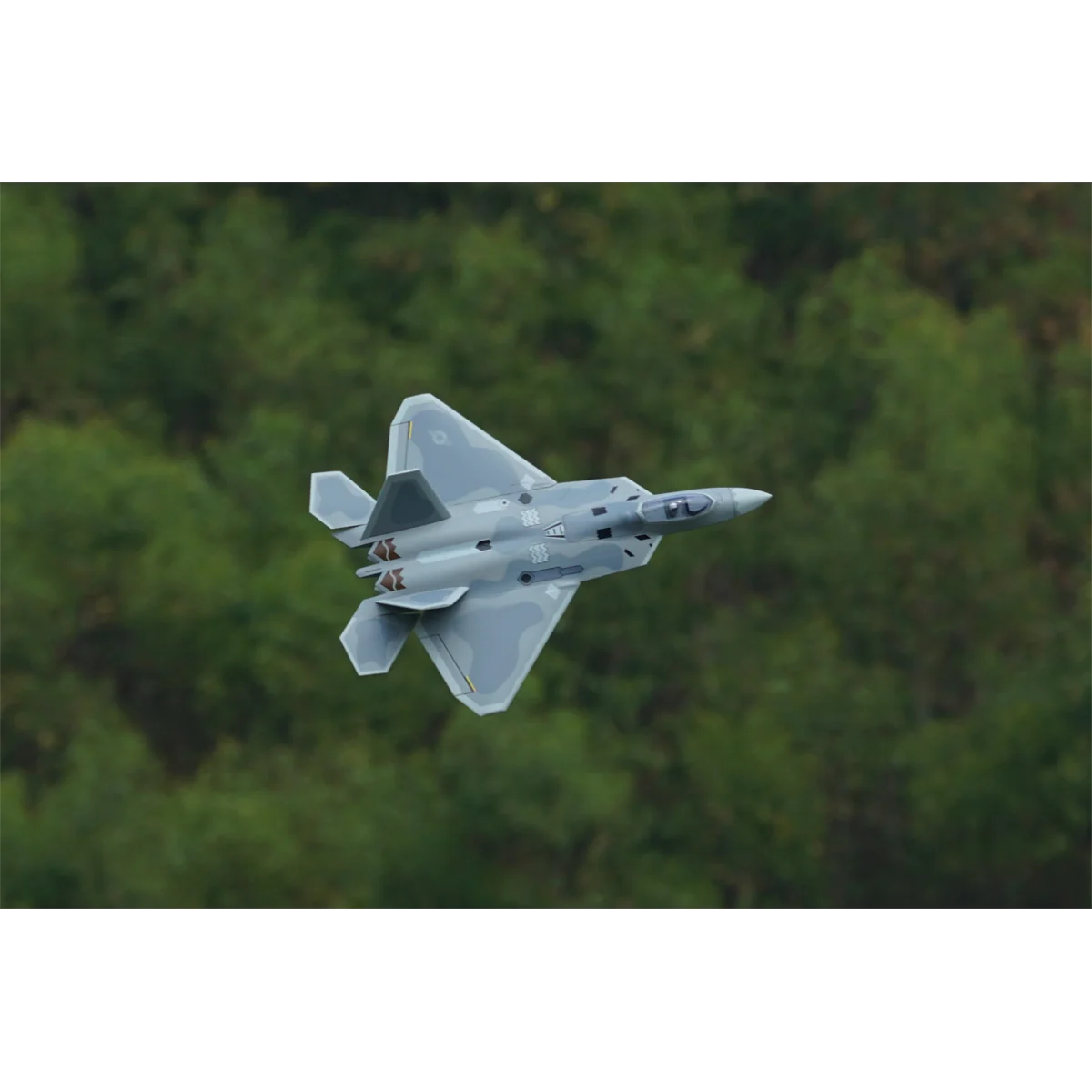 Jet EDF F-22 Raptor Twin Turbine 40mm Approx. 702mm PNP XFly XF117P - 9