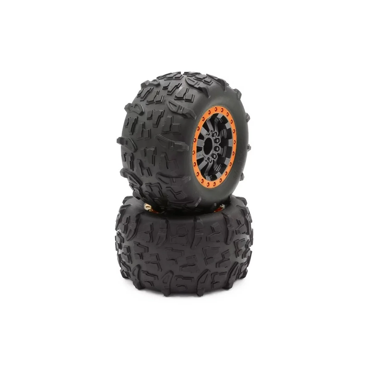 Orange Complete Wheels (x2) STX Funtek Funtek FTK-21064 - 1 Orange Complete Wheels (x2) STX Funtek Funtek FTK-21064 - 1