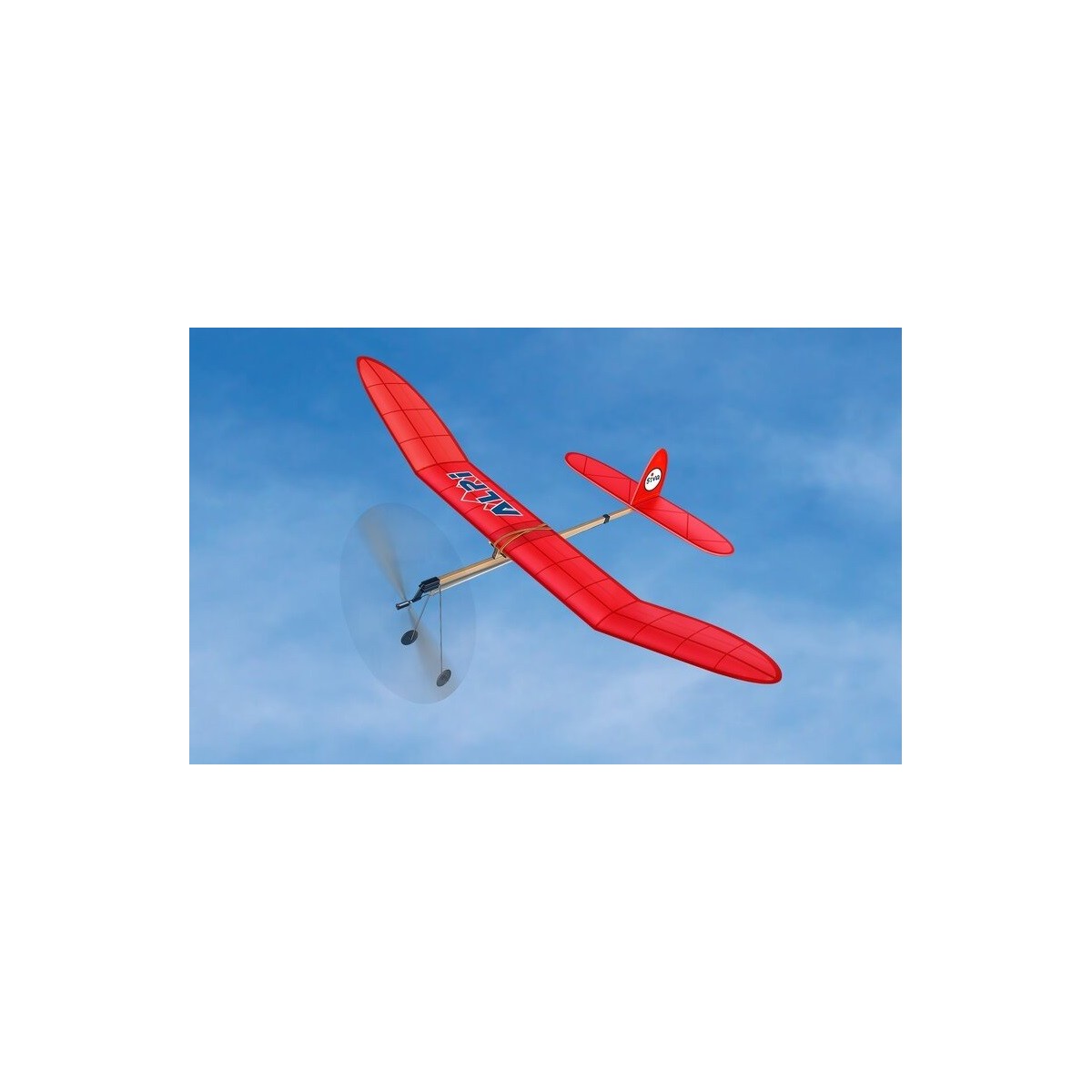 Planeur moteur caoutchouc ALTI découpe laser balsa Siva Siva SV-1071 - 2