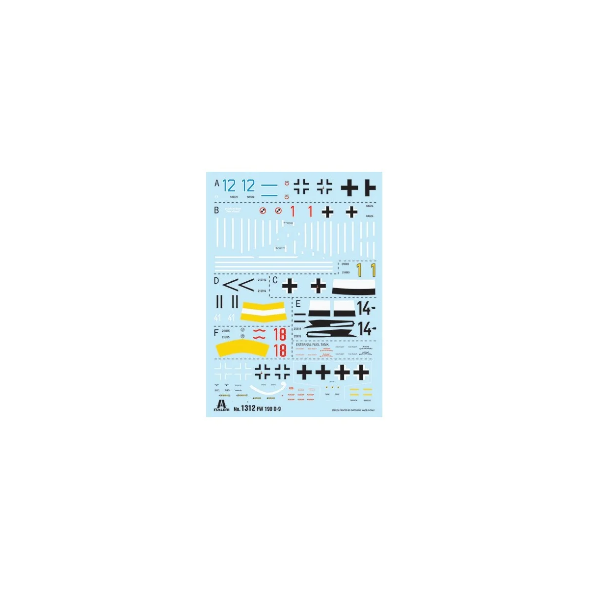 Avion Focke Wulf Fw190 D-9 1/72 Italeri Italeri I1312 - 3