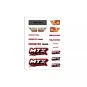 FTK-21056-MTX Sport Funtek Red Sticker Sheet - FTK-21056