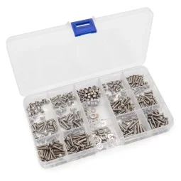 Screw set 1/10 1/8 (330 pcs) for RC car Hobbytech HTR-303 - 1