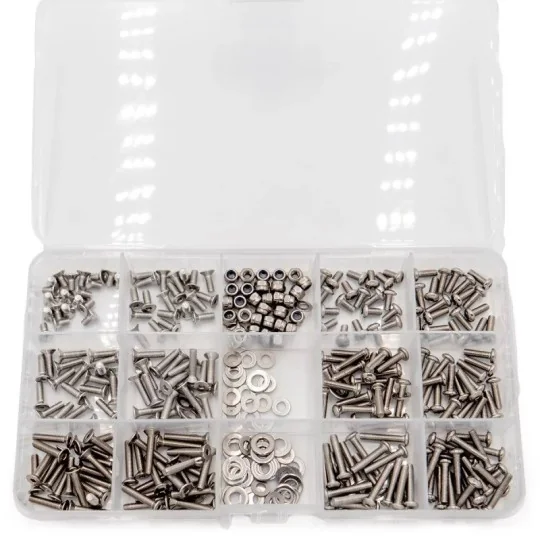 HTR-303-Set de visseries 1/10 1/8 (330 pcs) pour voiture RC - HTR-303