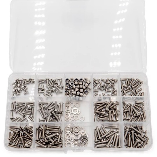 Screw set 1/10 1/8 (330 pcs) for RC car Hobbytech HTR-303 - 2 HTR-303-Screw set 1/10 1/8 (330 pcs) for RC car - HTR-303