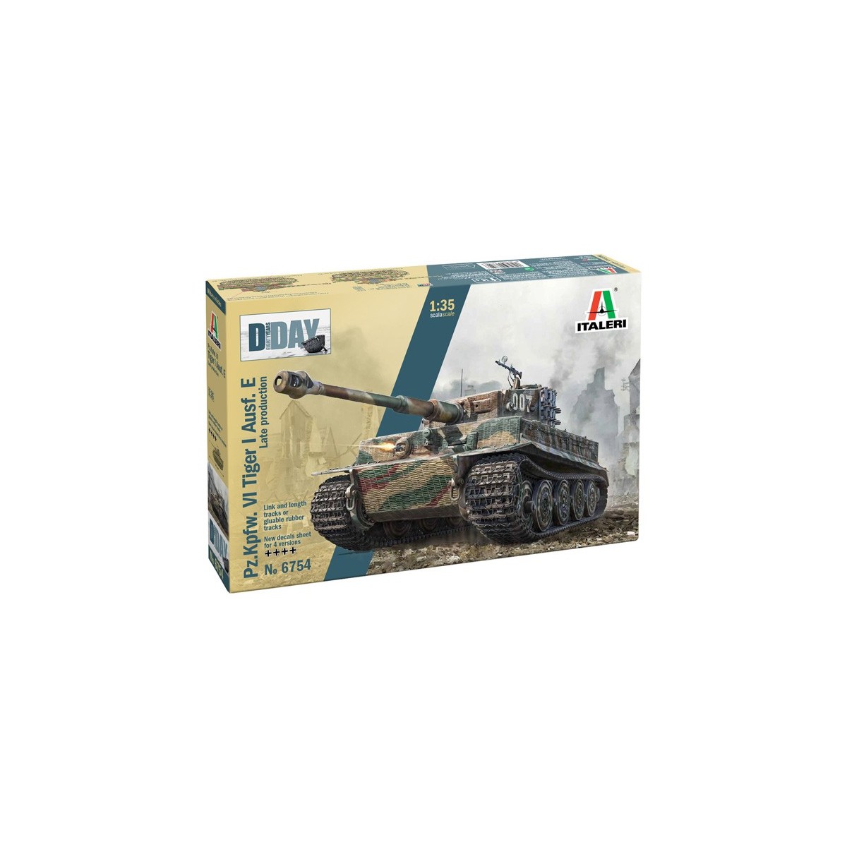 Char Tiger I Normandie 1/35 Italeri Italeri I6754 - 2 Char Tiger I Normandie 1/35 Italeri Italeri I6754 - 2