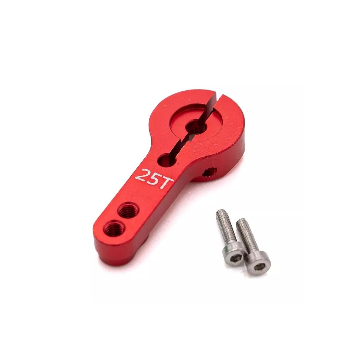 Palonnier de servo alu simple rouge 25T Hobbytech Hobbytech HT-510025-RD - 1