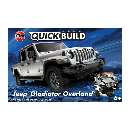 Jeep Gladiator (JT) Overland - Quick Build Airfix Airfix J6039 - 1 J6039-Jeep Gladiator (JT) Overland - Kit de montage rapide Airfix - J6039