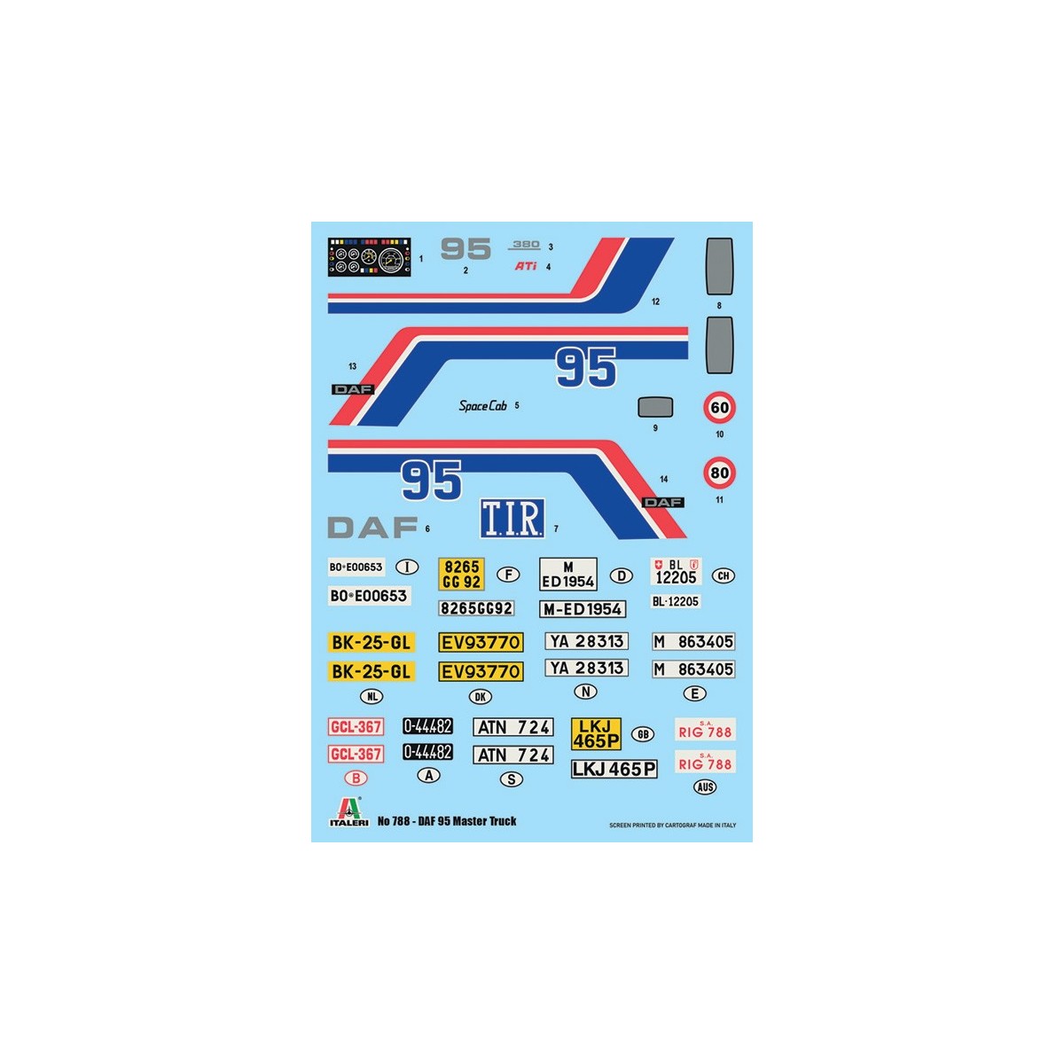 Camion DAF 95 Master Truck 1/24 Italeri Italeri I788 - 6